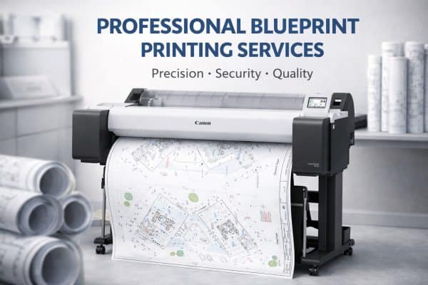 Blueprint printing fast for designers and construction contractors,