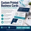 business cards for dentists and dental offices
