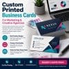 business card printing for marketing agencies
