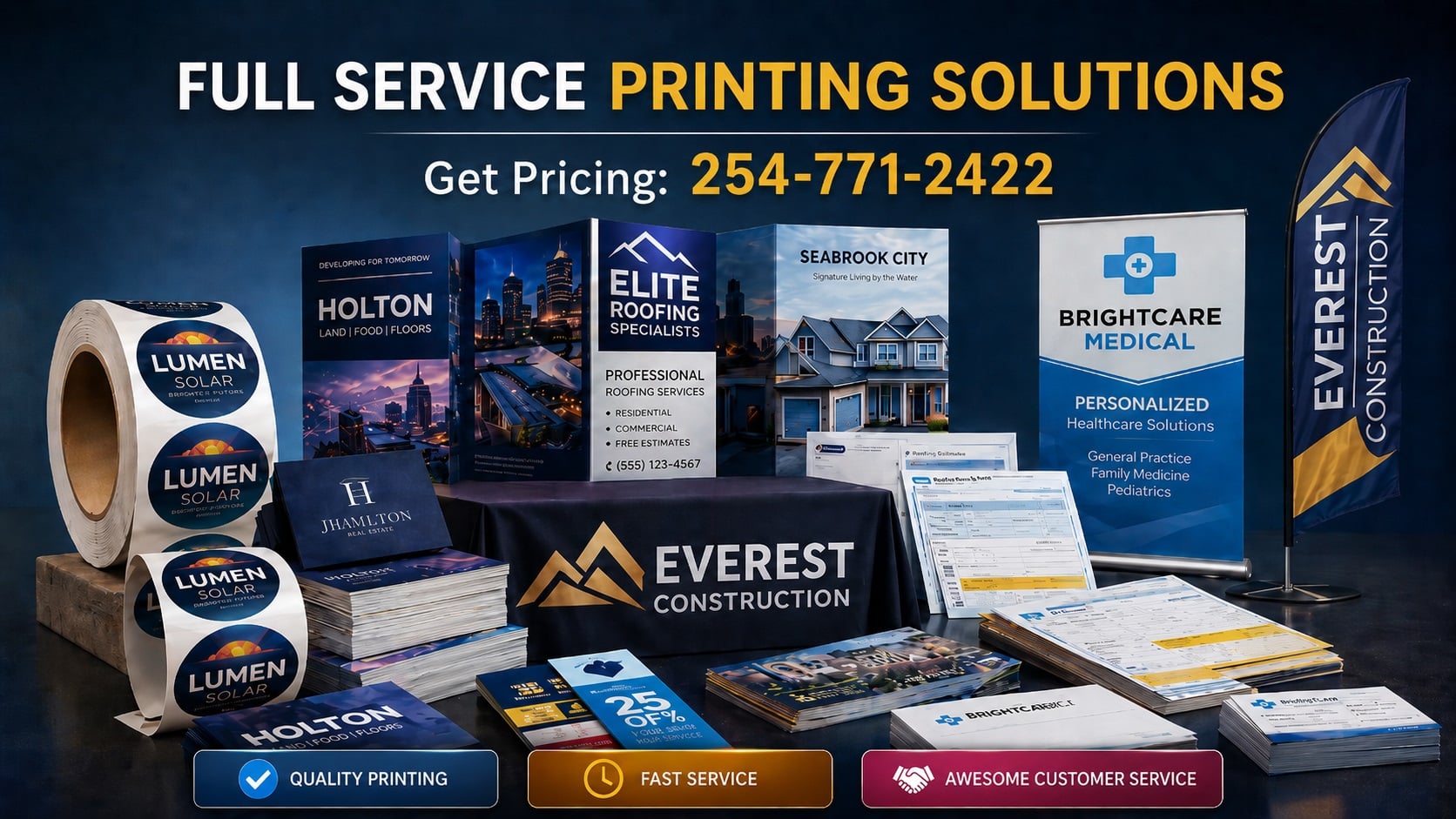 Commercial printing by CenTex Printing in Temple Texas