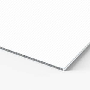 Double-sided printed coroplast sign for promotions