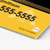 Lightweight corrugated plastic sign with bold colors