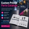 Custom printed parts catalogs for equipment dealers and manufacturers