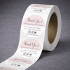 Custom roll label printing. Product labels and stickers
