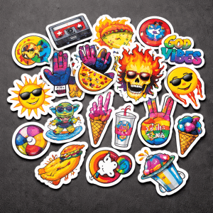 Die cut stickers and custom sticker printing