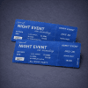 Event ticket printing and raffle ticket printing. We offer options like perforated tear offs and full color printing on both sides of the ticket.