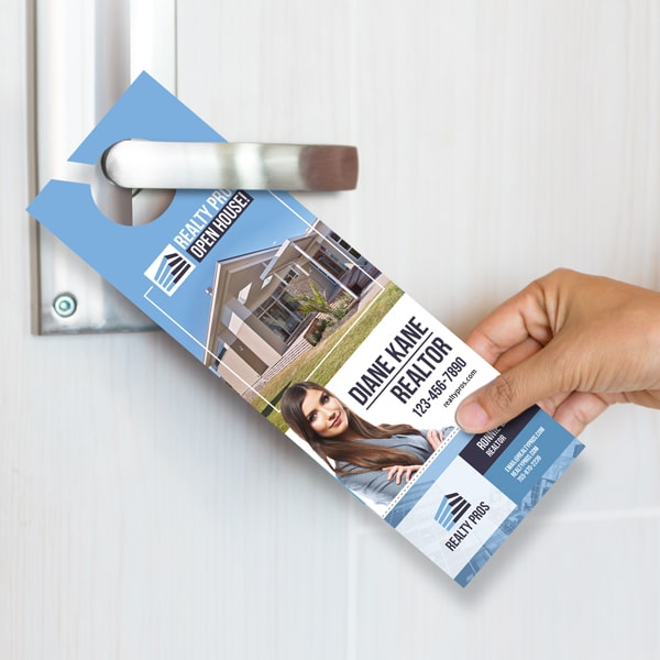 Door hanger printing