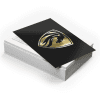 Raised foil business card printing - metallic foil
