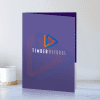 Custom printed folders - presentation folders - business folder printing