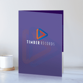 Custom printed folders - presentation folders - business folder printing