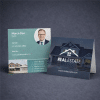 Custom foldover cards. Perfect for outreach. Used by real estate professionals, law firms, doctors, and more.