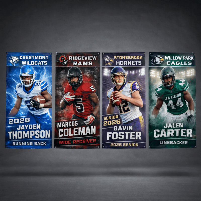 Football Player Banners