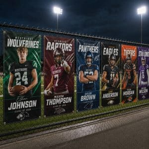 high school football banners