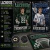 lacrosse player banners printed by CenTex Printing