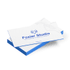 Painted Edge Business Card printed in full color on 32pt matte stock