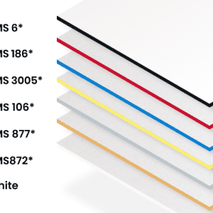 stack of painted edge business cards