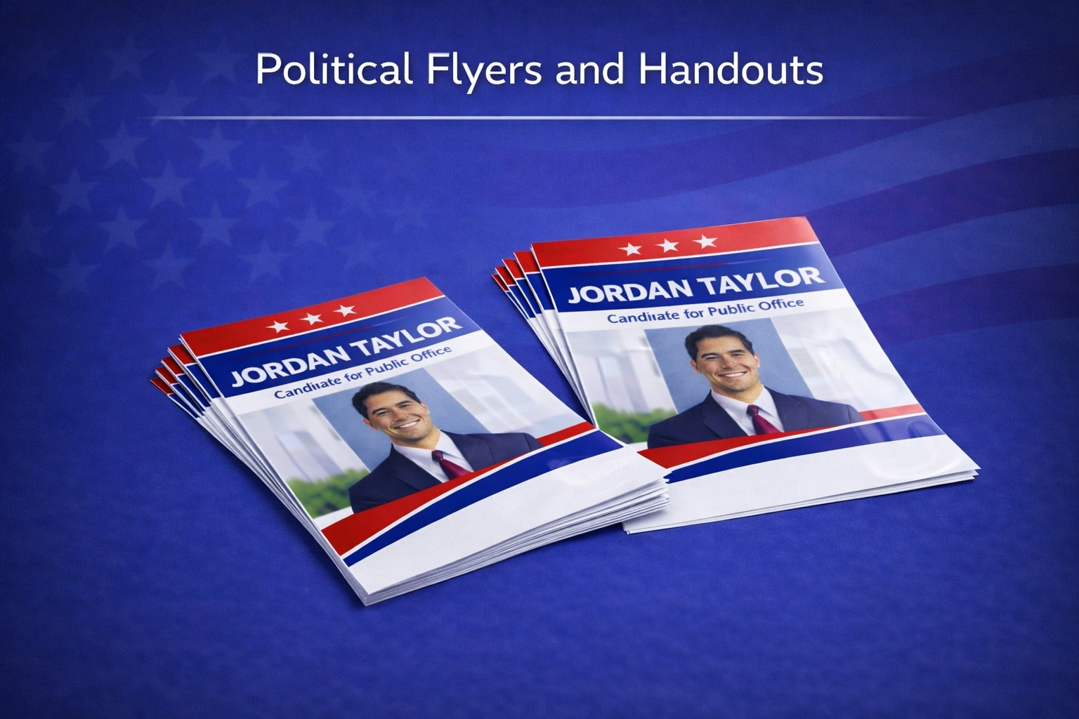 Political flyer printing for election campaigns