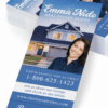 Stack of rack cards printed for real estate and realtors