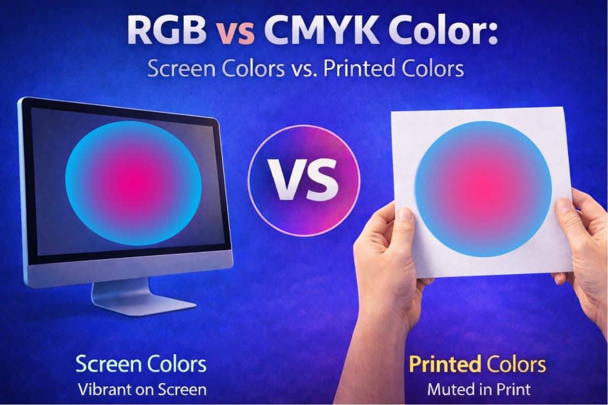 What's the difference between RGB and CMYK in printing