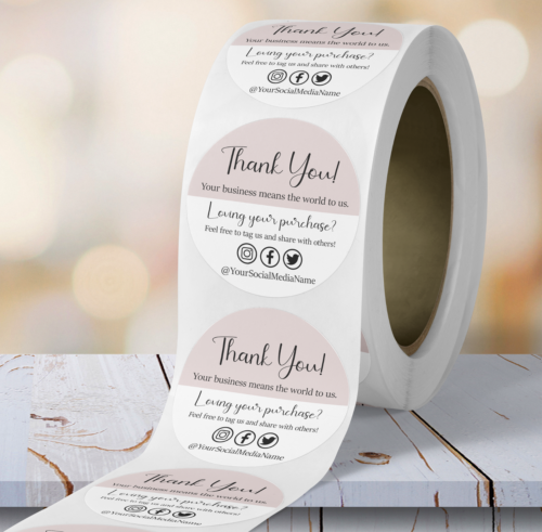 Product on sale label sticker