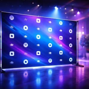 Step and repeat backdrops, custom printed photo even backgrounds