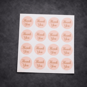 Sticker sheets and product labels. Waterproof sticker sheets