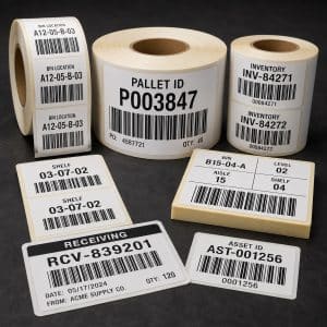 barcode labels for warehouses and distribution centers