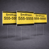 Custom printed yard signs and coroplast signs