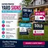 yard signs for realtors - home sales, open house and more